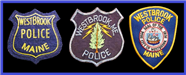 Westbrook Police Department Uniform Shoulder Patches, Original Design (1959), 2nd Design (1962) and 