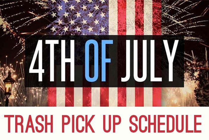 4th of July Trash Collection