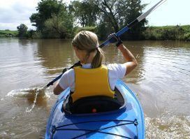 Woman on Kayak