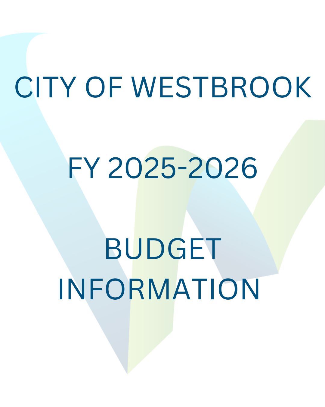 Budget Information