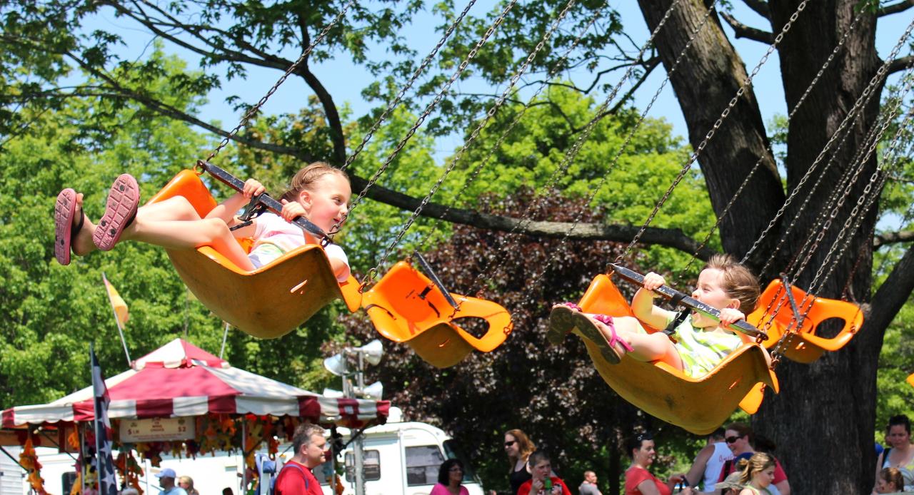 Children on Carnival Ride